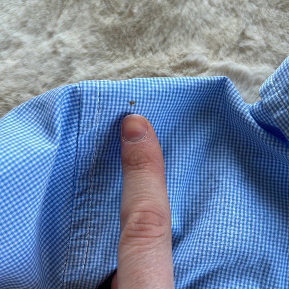 Hollister California gingham button up blouse, size medium - Picture 6 of 6